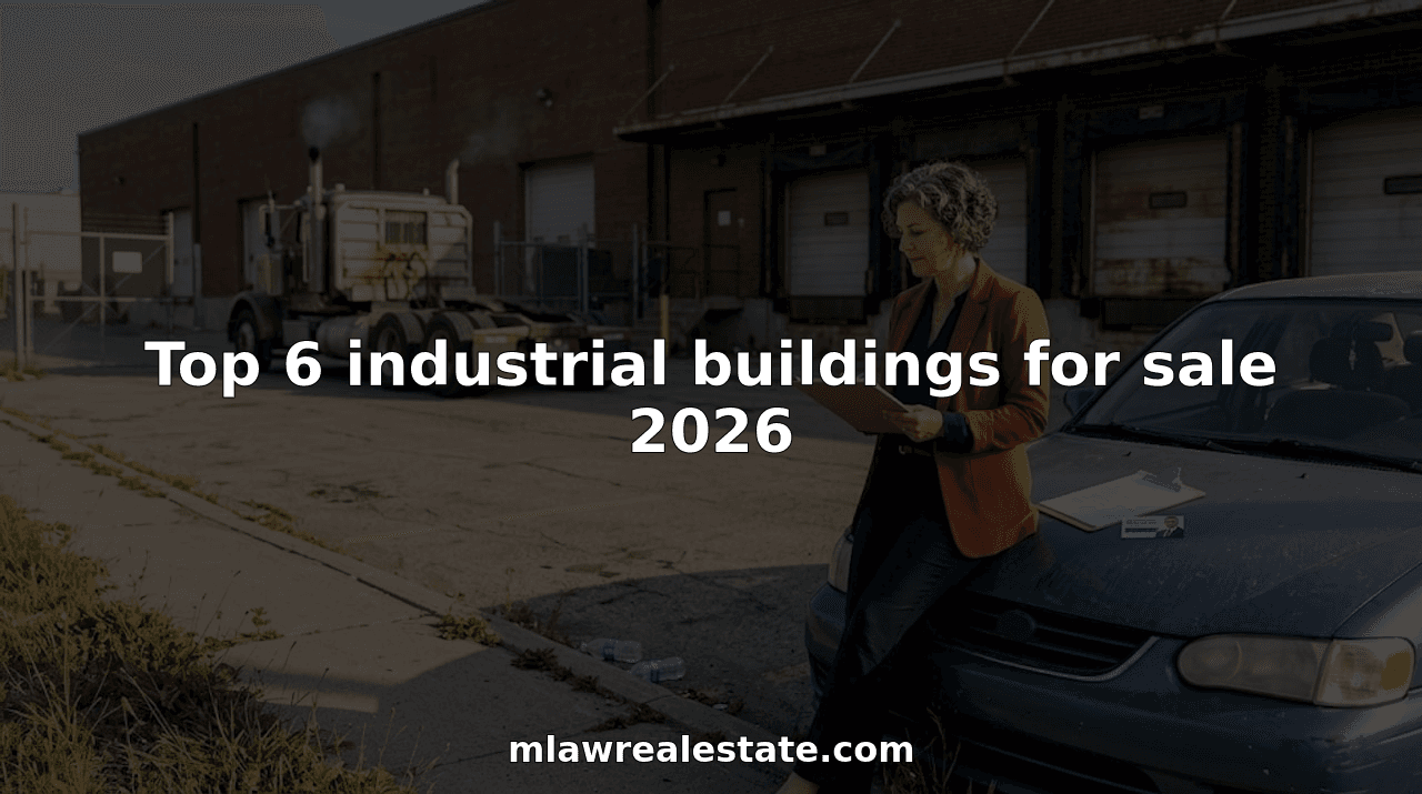 Top 6 industrial buildings for sale 2026